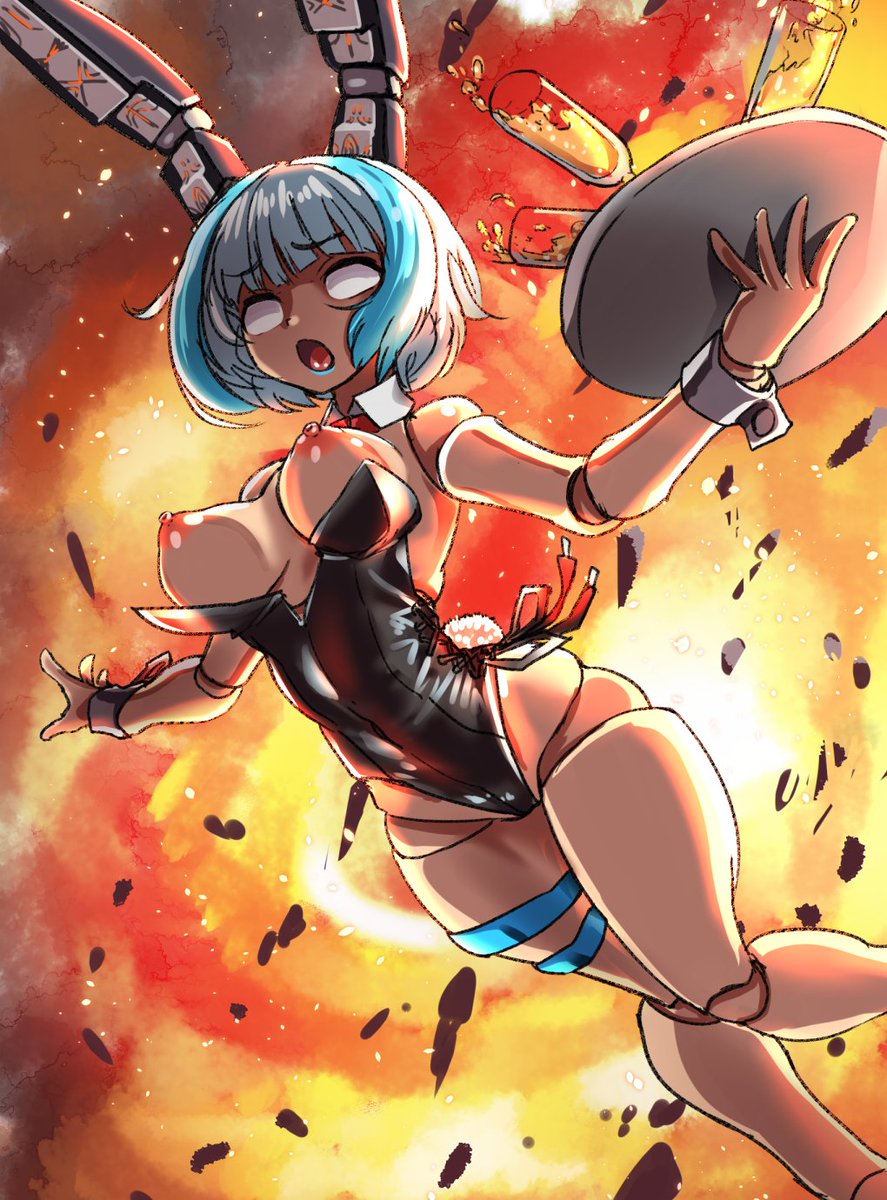 胸はだけ差分と全裸差分も追加 