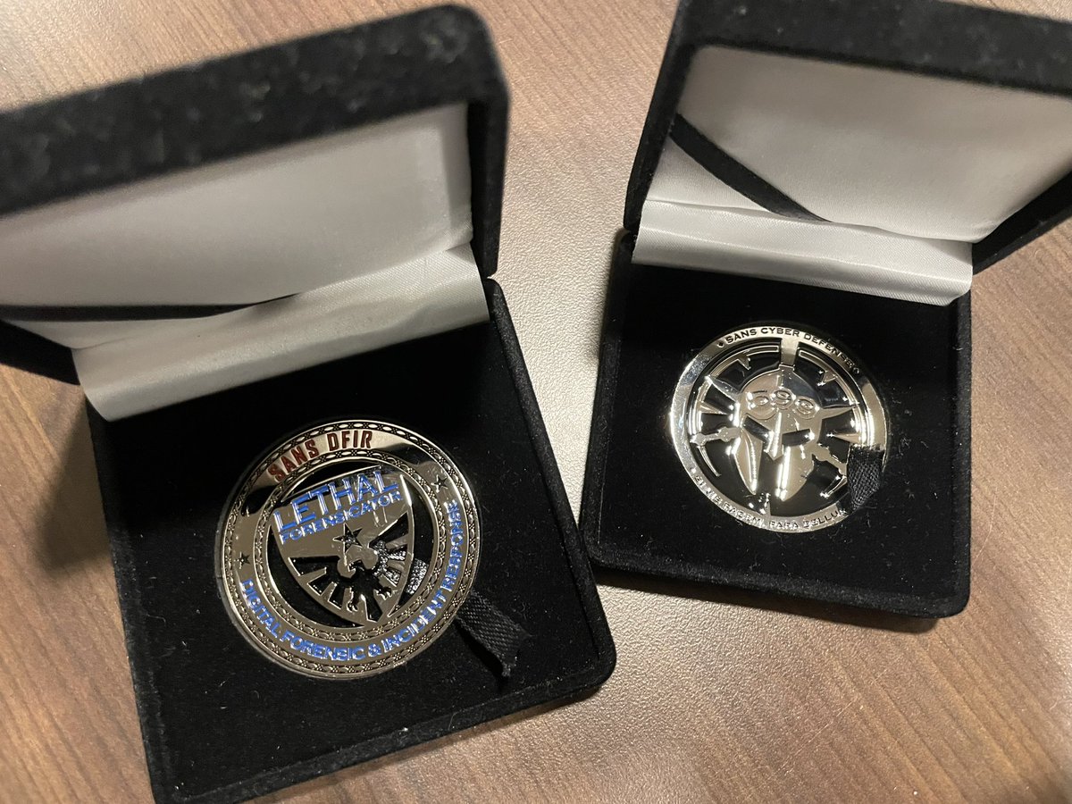 ctmayhew's tweet photo. @SANSEMEA NetWars and SEC599 coin! Great week in Amsterdam and new friends made :) https://t.co/ywuVuUHmSz