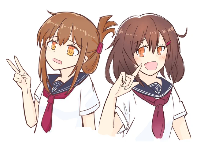 夏服雷電#艦これ 