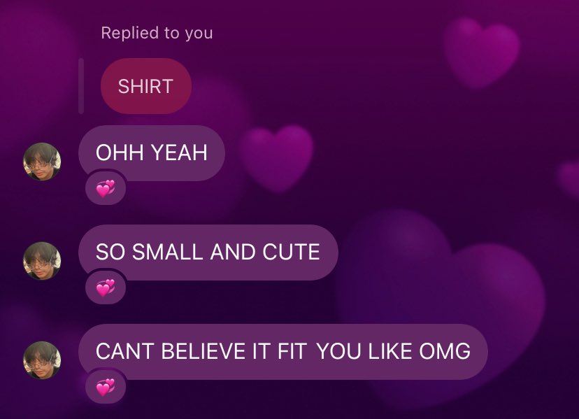 iKinKochou's tweet photo. me when i fit in kids clothes AND MY BF SAYS SMALL AND CUTE https://t.co/Vbb2ojmqW8