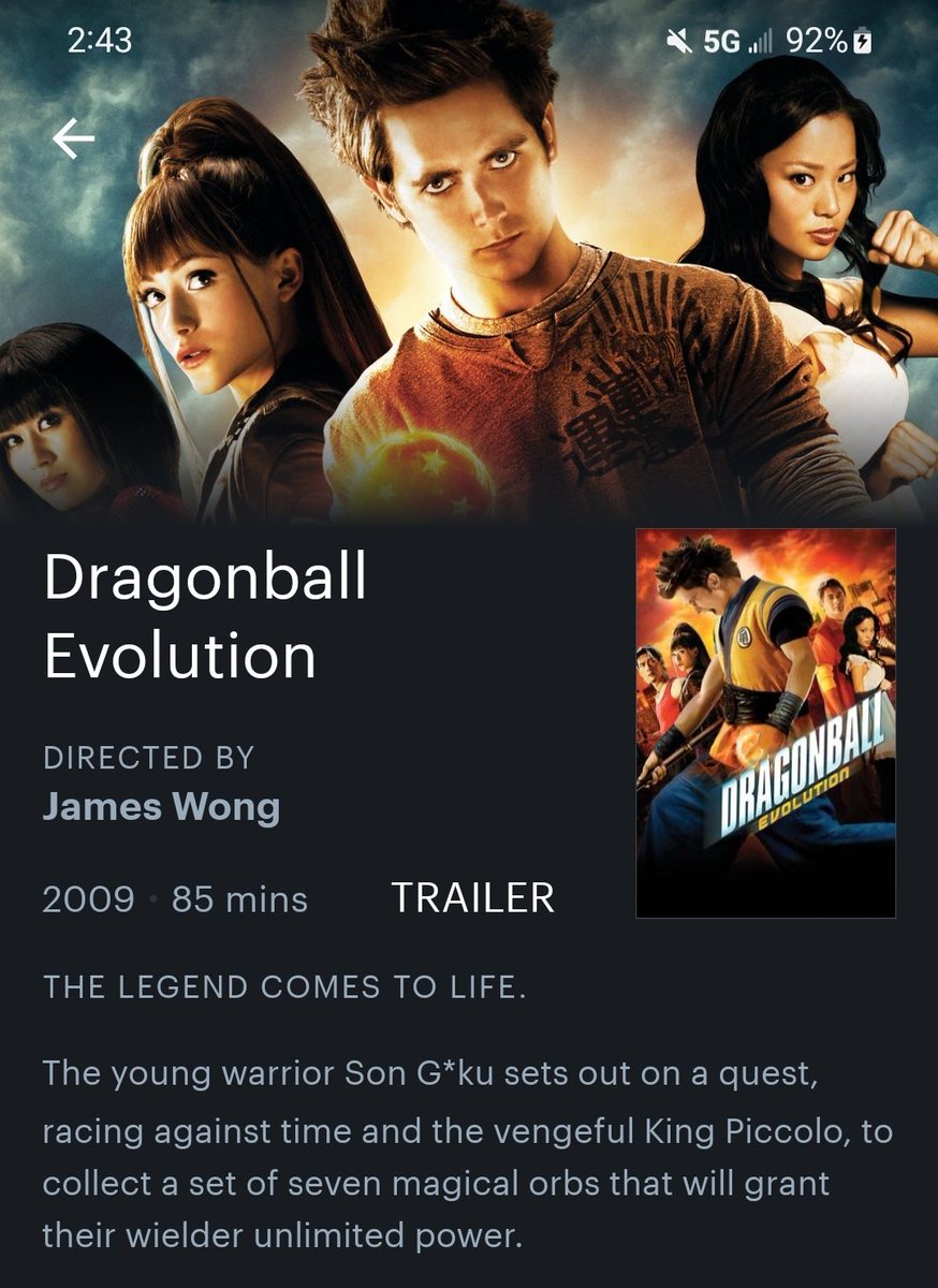 Dragonball: Evolution (2009) - Official Trailer HD. 