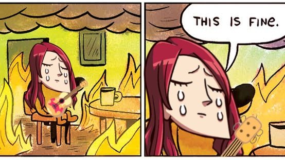 #หมูกระทะบอทเฟท

" I don't know why
I feel like shit
I say I'm fine but I'm not fine "

อัศวินโศกานั่งเล่นอูคูเลเล่ท่ามกลางกองไฟ

หลับตาลงเพื่อที่จะได้ไม่ต้องเห็นความโศกเศร้าที่แพร่ขยายมากขึ้นต่อจากนี้