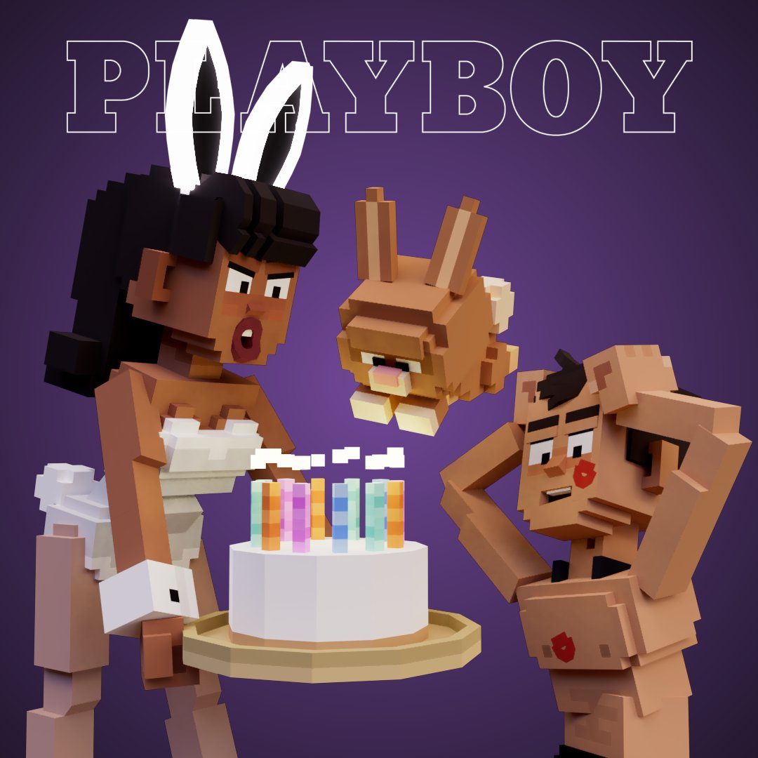 I forgot to add my favorite shot separately🥲 I think the badass bunny is my spirit animal🐰

<a href="/PlayboyNFTS/">PlayboyNFTS</a> <a href="/VoxEdit/">VoxEdit</a> <a href="/TheSandboxGame/">The Sandbox</a>