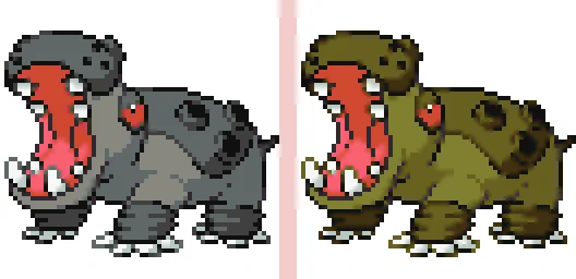 定期更新 #ポケモン #ドット絵 、699目は #カバルドン。今回はの姿。こっちの姿を先に見た人も多いハズ。#pokemon #pixelart 