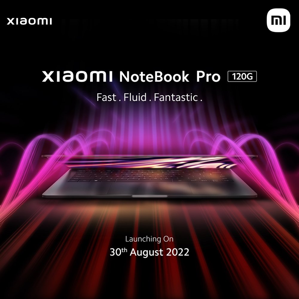 TechLeaks8's tweet photo. #XiaomiNoteBookPro120G Launching in India on 30th August

Expected Specs:

👉120HZ High Refresh Rate💻
👉12th Gen Intel i5/i7 processor🎚️
👉120W Xiaomi Hypercharge Support🔋🔌

@TechLeaks8 
@TheTechGeek8 
@SuperGadge 
@techzoned_ 
@NabaKumarDeka93 
@XiaomiIndia https://t.co/uSkSQKhKE0