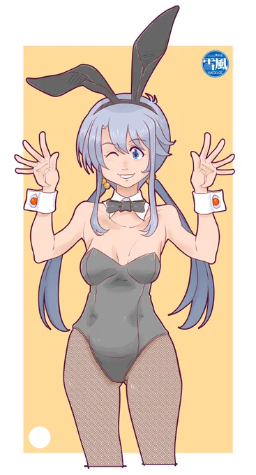 8月の2回目の #バニーの日 に自分でも驚いているけど新作イラストを投稿……電球のフィラメントが最後に輝くアレか(。'・ω・)?w 