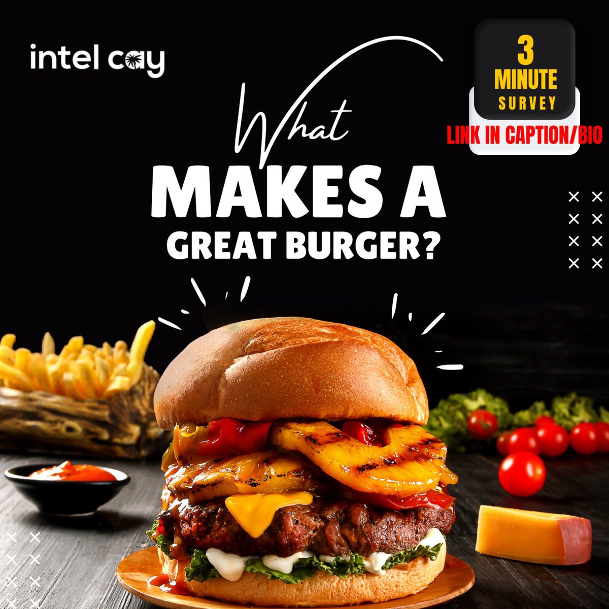 intelcay242's tweet photo. Which burger is better? 🍔 Let us know by taking our second fast food survey powered by Intel Cay. It only takes three minutes to complete! Follow the link below:

https://t.co/5mGYLpTFUd

Thanks for your participation! https://t.co/RaPX5DVsnu