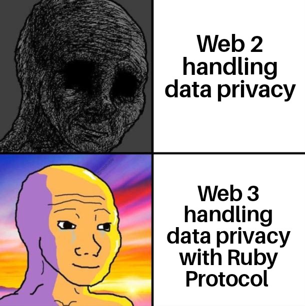 I_M_EJ's tweet photo. @RubyProtocol brings a breath of fresh air with data privacy. Essentially, Web3 would be privacy-centric, with protocols like the Ruby Protocol, putting data access back in control of the owner(users).
#DataPrivacy #DataProtectionMatters #web3 https://t.co/PmjQc5TVH3