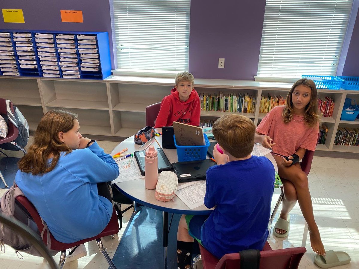 McNairMiddleSch's tweet photo. Practicing our first Accountable Talk with our mic in @chargers.mms math classes as we discuss what norm we want for each part of math class! #mustangsrun #rockitout #studentvoice #RUNWeek #highlyeffectiveinstruction https://t.co/1QVrk7YfCB
