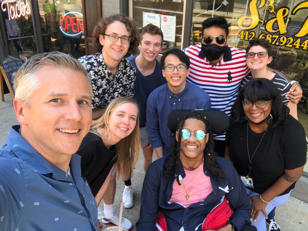 arjanthegreat1's tweet photo. Milkshake outing with the squad for our amazing research participant’s, Dom’s, two-year brain-computer interface implantaversary ! #BCI #neuroscience #RNEL @BlackrockNeuro_ https://t.co/iFqQAGkHxD
