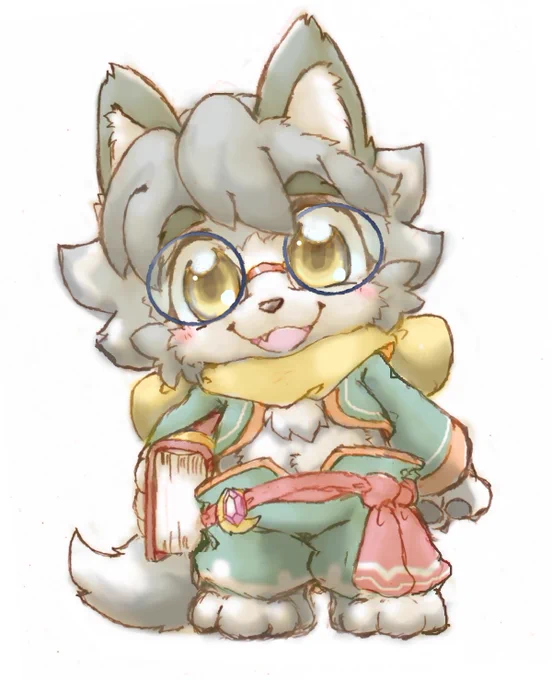 てことで、明日描くオリキャラ白熊のおねーさん、ヴィタゆかいな猫おじ・・・おにいさん、ファーお世話好きなちびオオカミ、カイの三人のだれか!つぎのツイートでアンケートおくので～朝までに一番票がはいってた子をかくよー各キャラの姿はこちら 