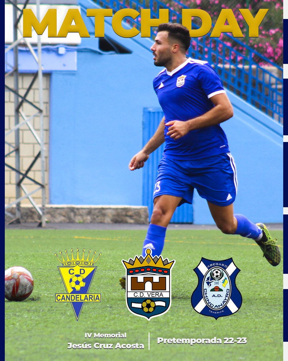 cdveraoficial's tweet photo. Hoy es DÍA DE PARTIDO(S) ⚽️x2

👉🏼 Nos trasladamos para participar en el IV Memorial Jesús Cruz Acosta (Susi El Negro)

✅️ Un placer participar @CDCandelaria52 @adchincanayro 👏🏼

⌛️ 17.00 horas 
📍García Escámez

#soydelVera https://t.co/na7xJgSKPr