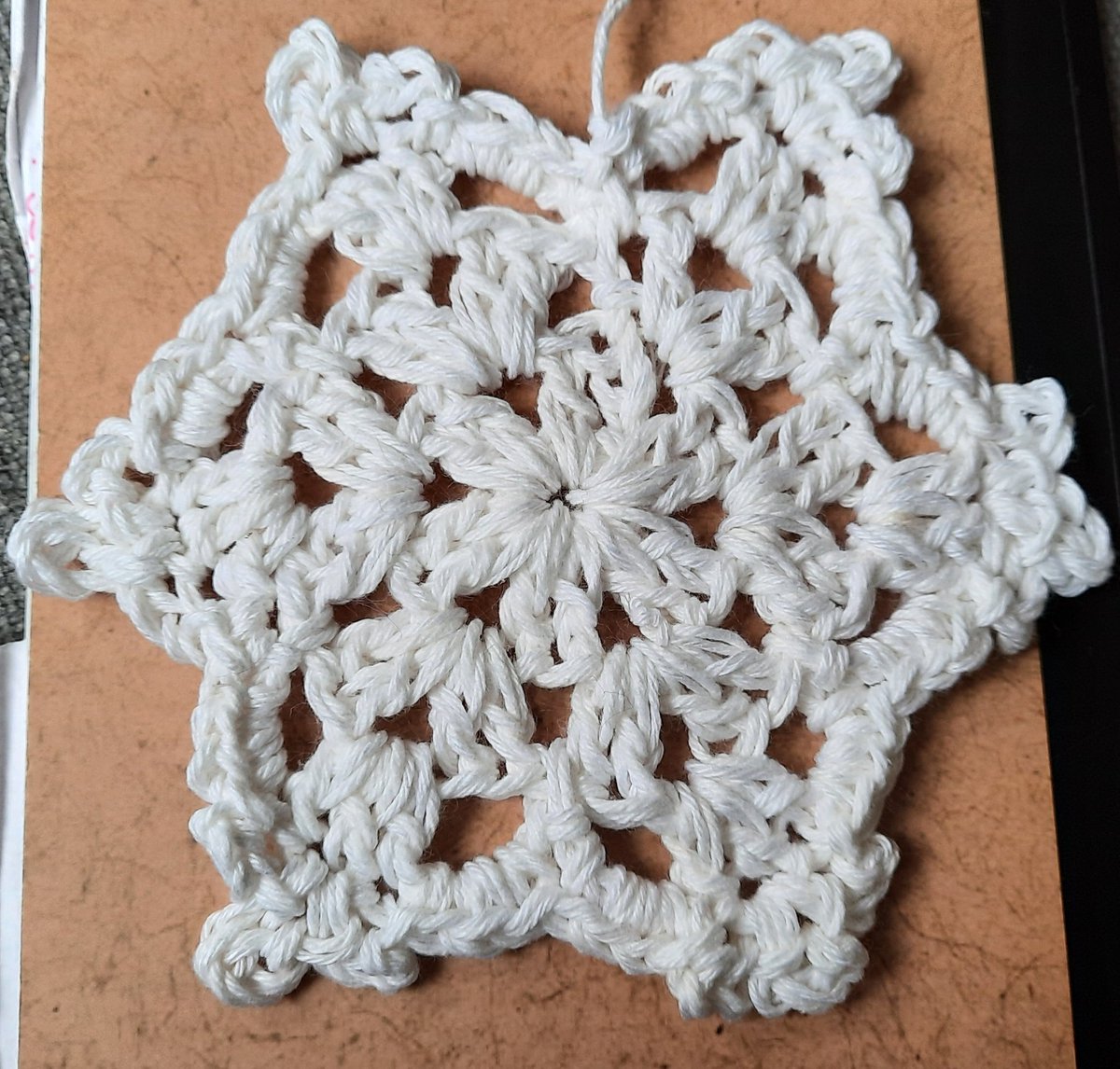 Dare we mention the C word in August? We're not that brave but keep an eye on the page for our December project #yarnbombing #snowflake