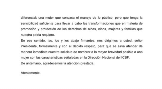 ErnestoIbarraB's tweet photo. Confiamos en que nuestro presidente @petrogustavo y @Veronicalcocerg designarán la persona con la mayor experiencia, idoneidad y capacidad para liderar el @ICBFColombia, en beneficio de la niñez y los jóvenes  #Colombianos
#MujerEsCambioICBF 🇨🇴 https://t.co/ScrqgbwNpJ