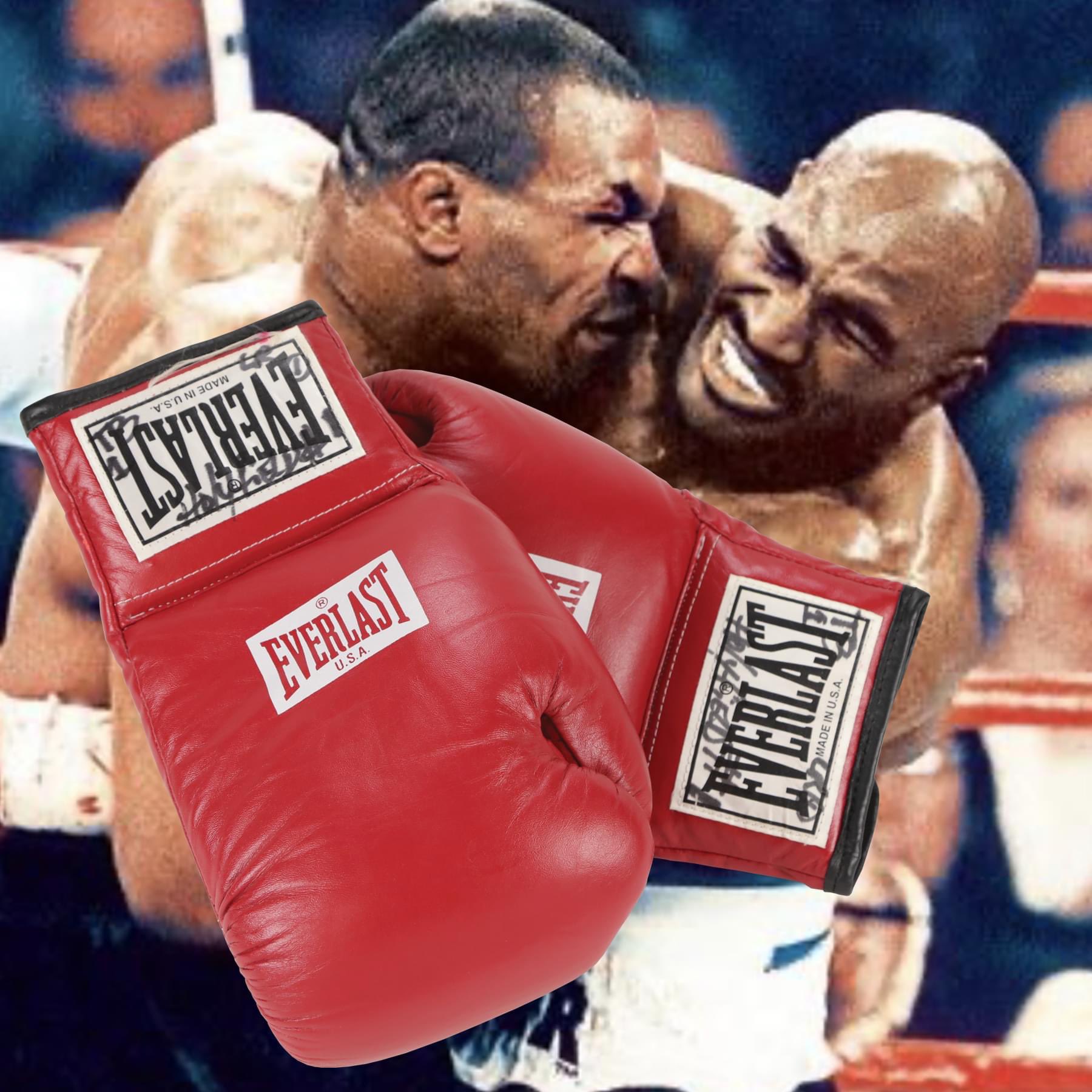 Mike tyson cheap worn gloves