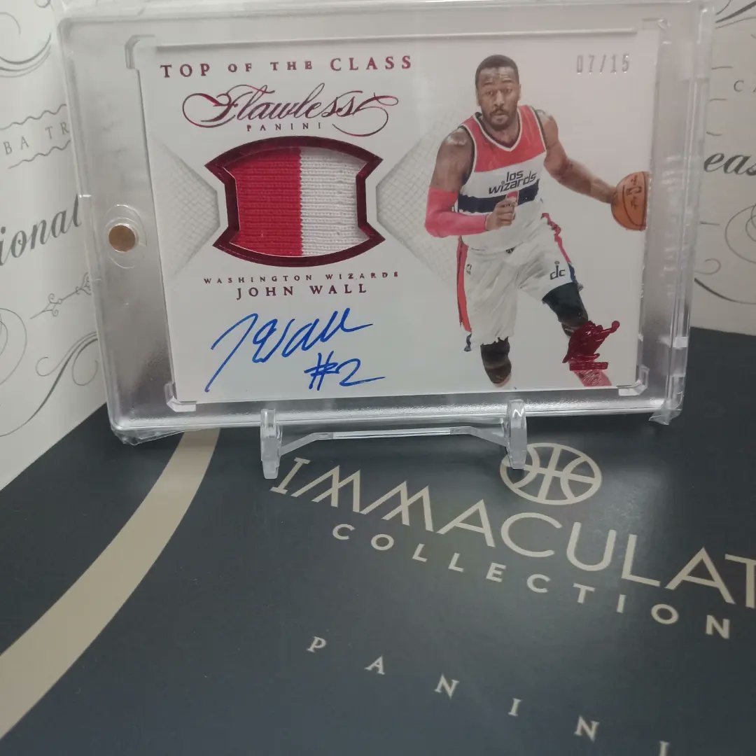 HpCollectables's tweet photo. #PCFriday @HpCollectables 2014/15 Flawless PA * John Wall * 7/15 https://t.co/1yqnXoA9gH