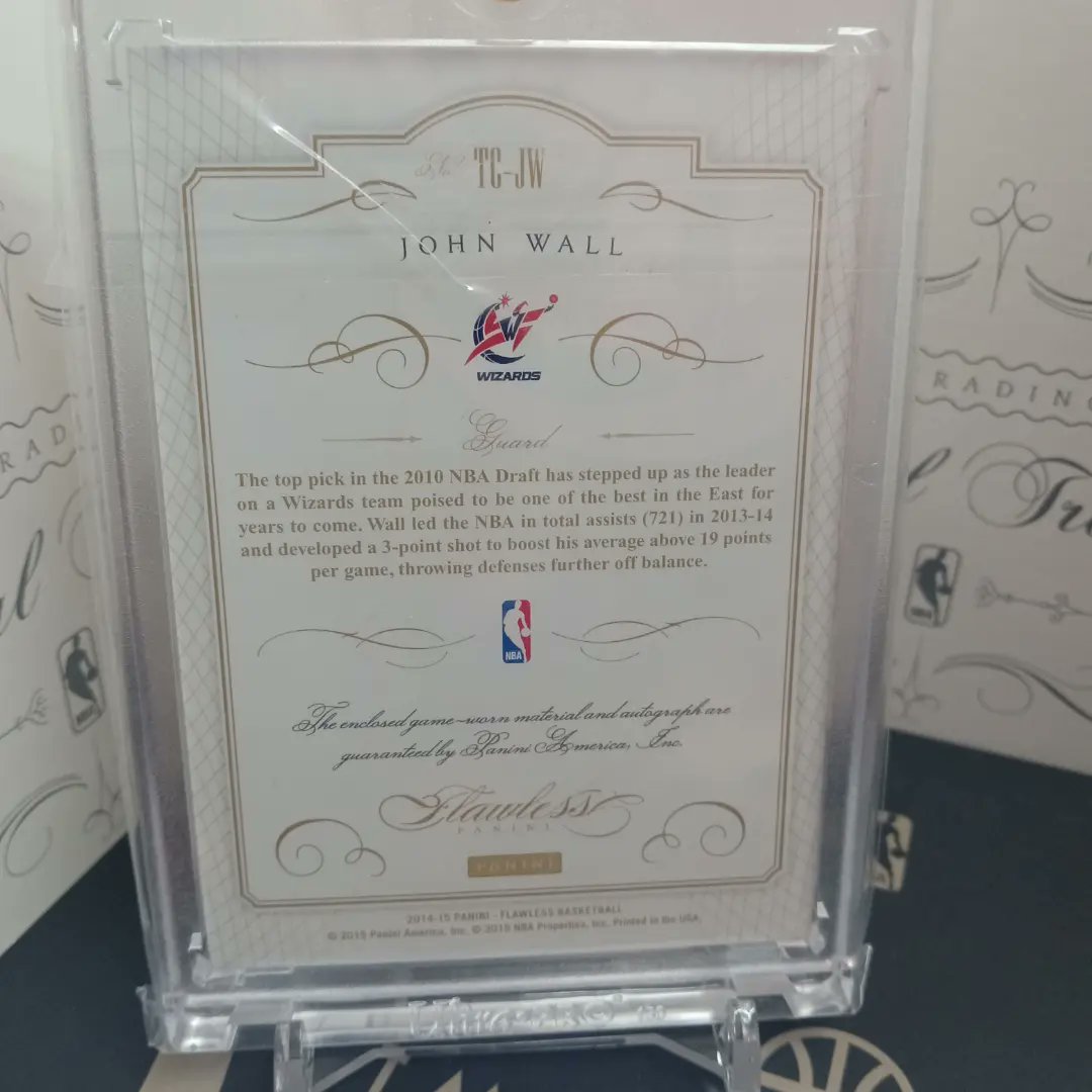 HpCollectables's tweet photo. #PCFriday @HpCollectables 2014/15 Flawless PA * John Wall * 7/15 https://t.co/1yqnXoA9gH