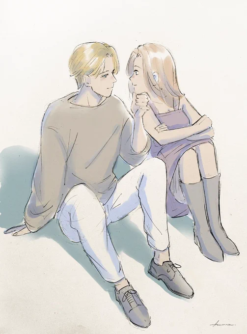 仲良し兄妹---#MONSTER #浦沢直樹 #ヨハン・リーベルト #naokiurasawasmonster #ninafortner #johanliebert 