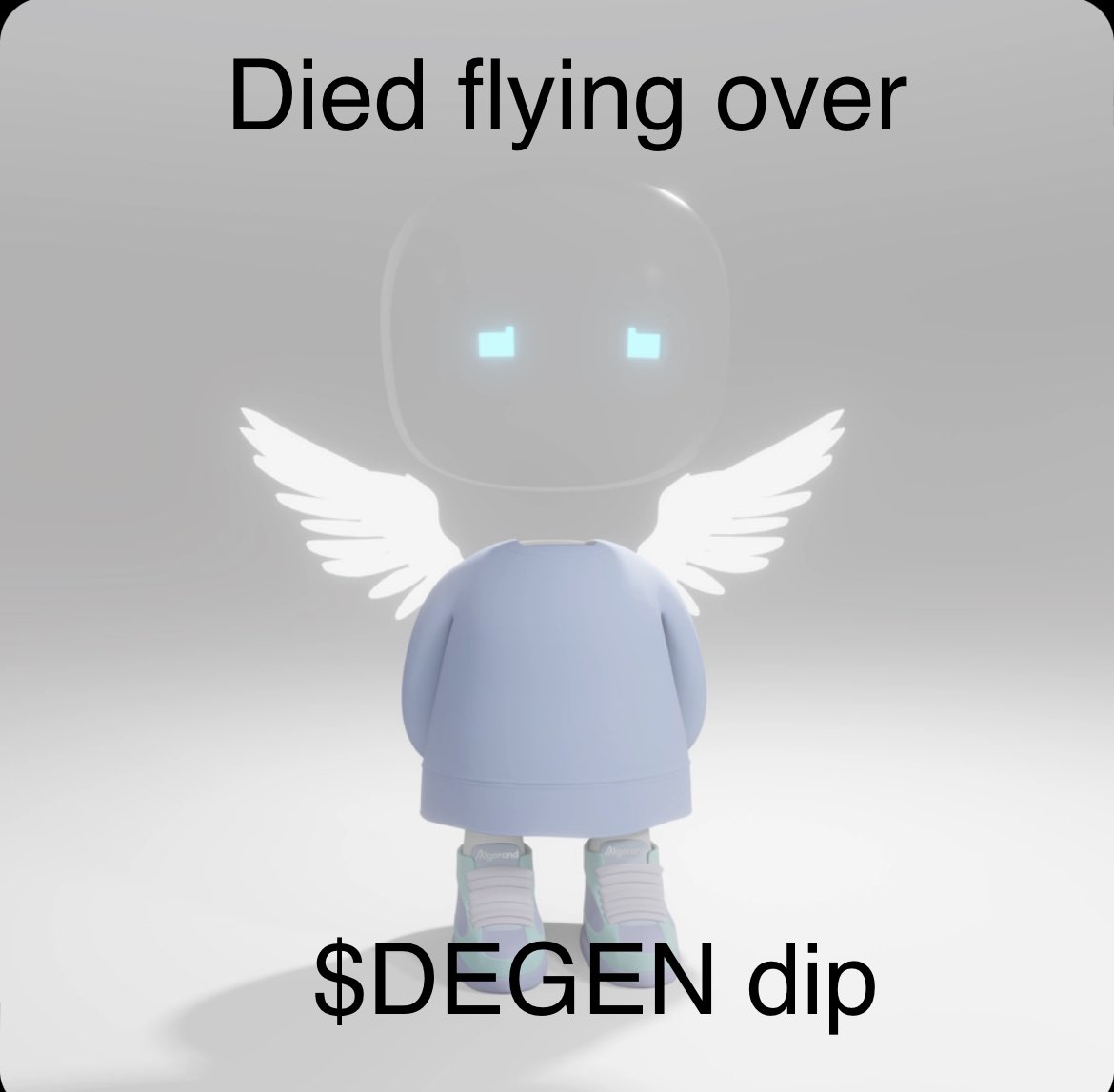 One lucky follower will win 42,000 $DEGEN token. To enter follow me + <a href="/DegenTokenASA/">DEGEN Token</a> + like + retweet this post. To help spread the word comment $DEGEN + tag 3 friends below.