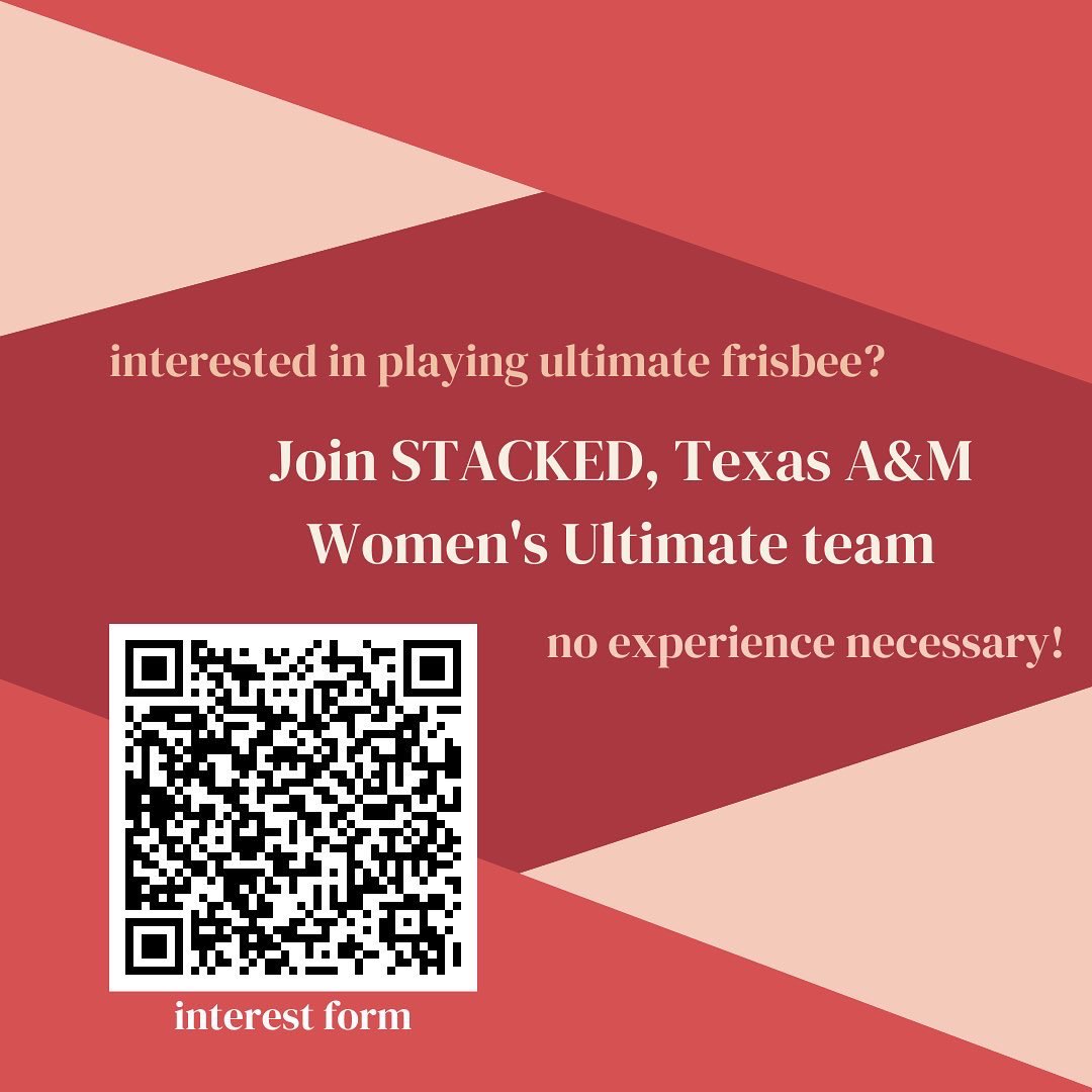 Stacked_Ulti's tweet photo. interested in playing ultimate frisbee??? come check us out this week and fill out the interest form (link in bio)!! can’t wait to meet y’all 🫶🫶 https://t.co/l3KnlBgGqb