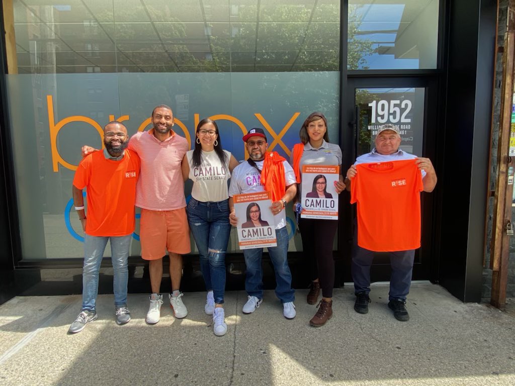 As a legend once said: “The job’s not finished”

So we’ll keep on knocking till Tuesday. 

Be on the look out for <a href="/CarpentersNyc/">NYC District Council of Carpenters</a> near you