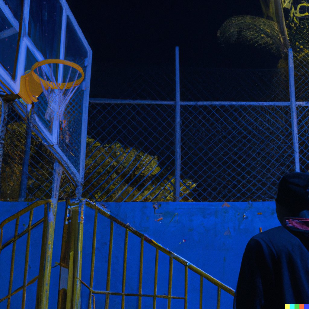 Mob_Eus's tweet photo. - Basketball court at Night

Generated with #Dalle2

#initimage #aiart #dalle #basketball #playground #night #aiartcommunity #openai #3drender #init_image https://t.co/z4EgVAMiIZ