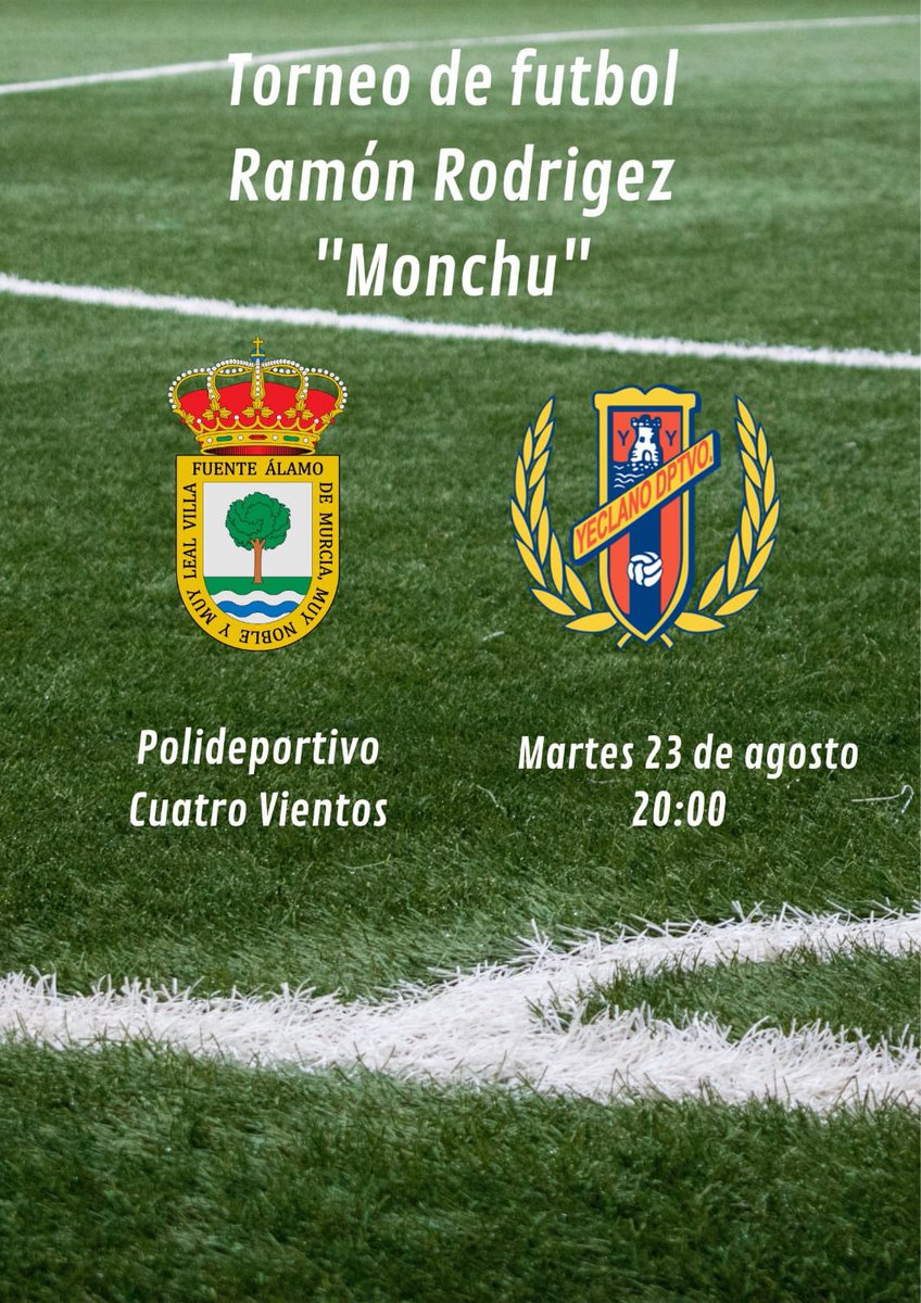 GesaFuenteAlamo's tweet photo. El martes tenemos partido memorial de nuestro jugador Ramon Rodríguez, quien nos dejó con solo 23 años de edad. Una persona muy querida dentro y fuera del campo.

¡Os esperamos a todos! https://t.co/h7MueGFGX8
