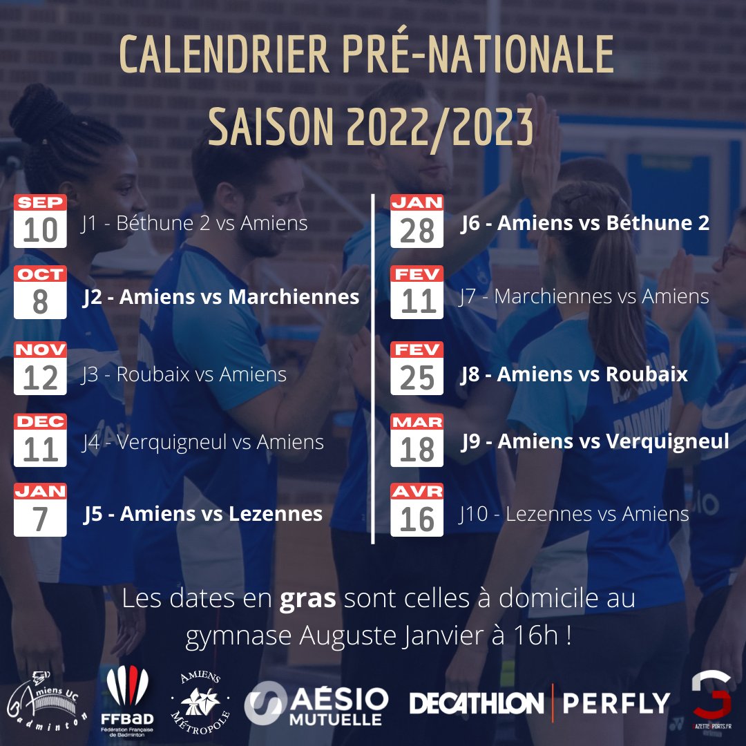 Amiens UC Badminton 🏸 (@aucbadminton80) / Posts / X
