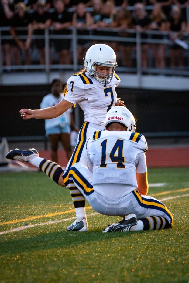 IndyWeOutHere's tweet photo. Congrats to @Castle_Football on a big win to start the year, but also to a historical debut of @aleyna_quinny who went 4/4 . 

She is the first female player on the Knights roster in history. 

This growing trend of opportunity &amp; inclusion is wonderful to see #IndyWeOutHere https://t.co/qDvJu23dZG