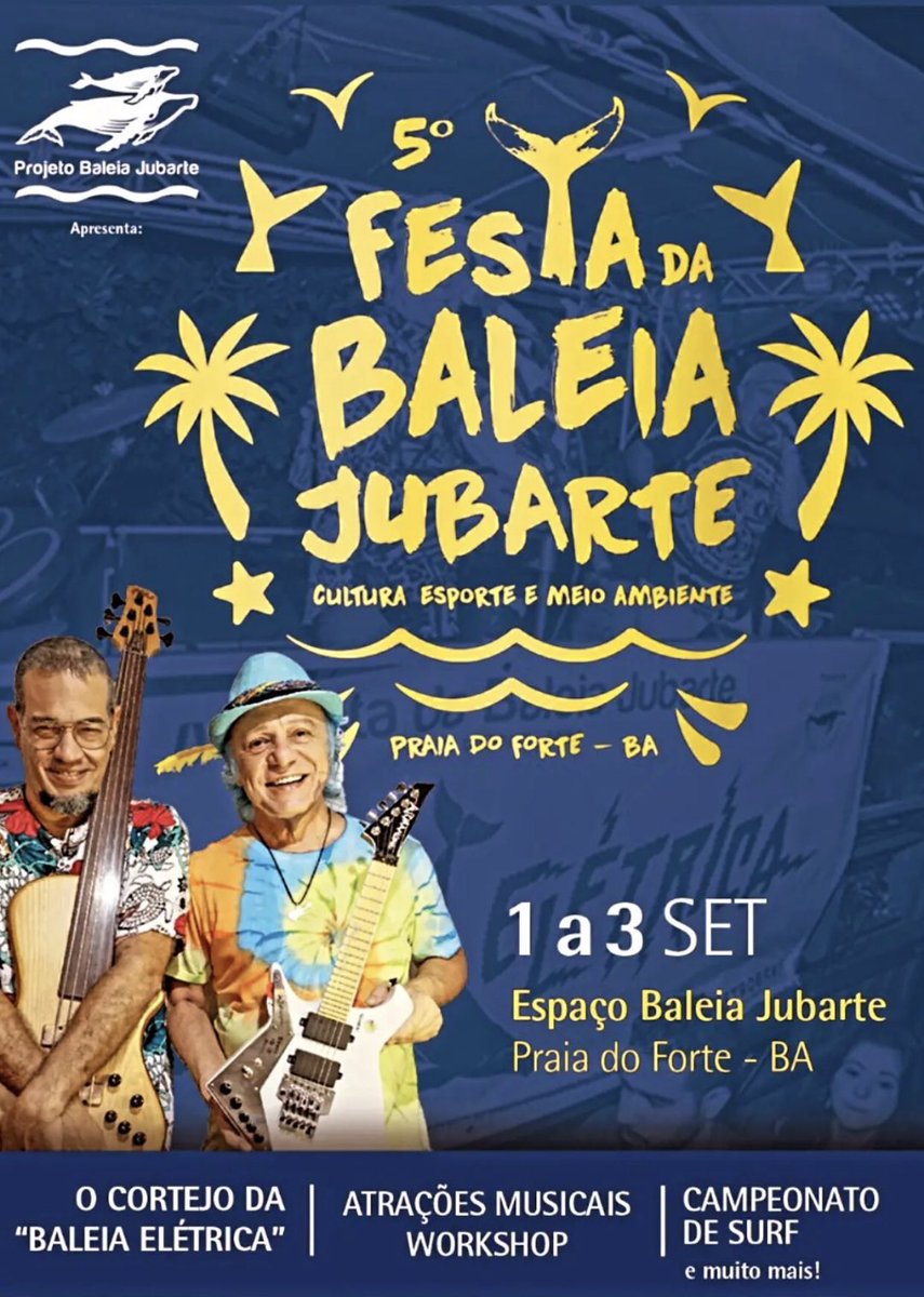 Vem aí! Quem andar pelo litoral norte da Bahia no início de setembro não pode perder!