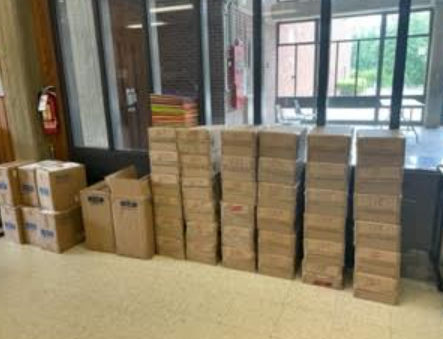 The building looks fabulous! Supplies are here! Walsh Middle School is ready!  See you soon!
