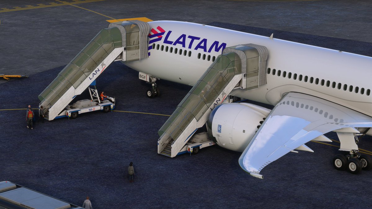 practicallygeek's tweet photo. While GSX Pro adds another level of immersion to @MSFSofficial
£31 is a lot to pay for a buggy add-on, it has crashed my sim to desktop twice now!
I hope it gets fixed because boy, it looks so good!
#msfs #msfs2020 #MicrosoftFlightSimulator #gsxpro https://t.co/wxLJpNOyAt