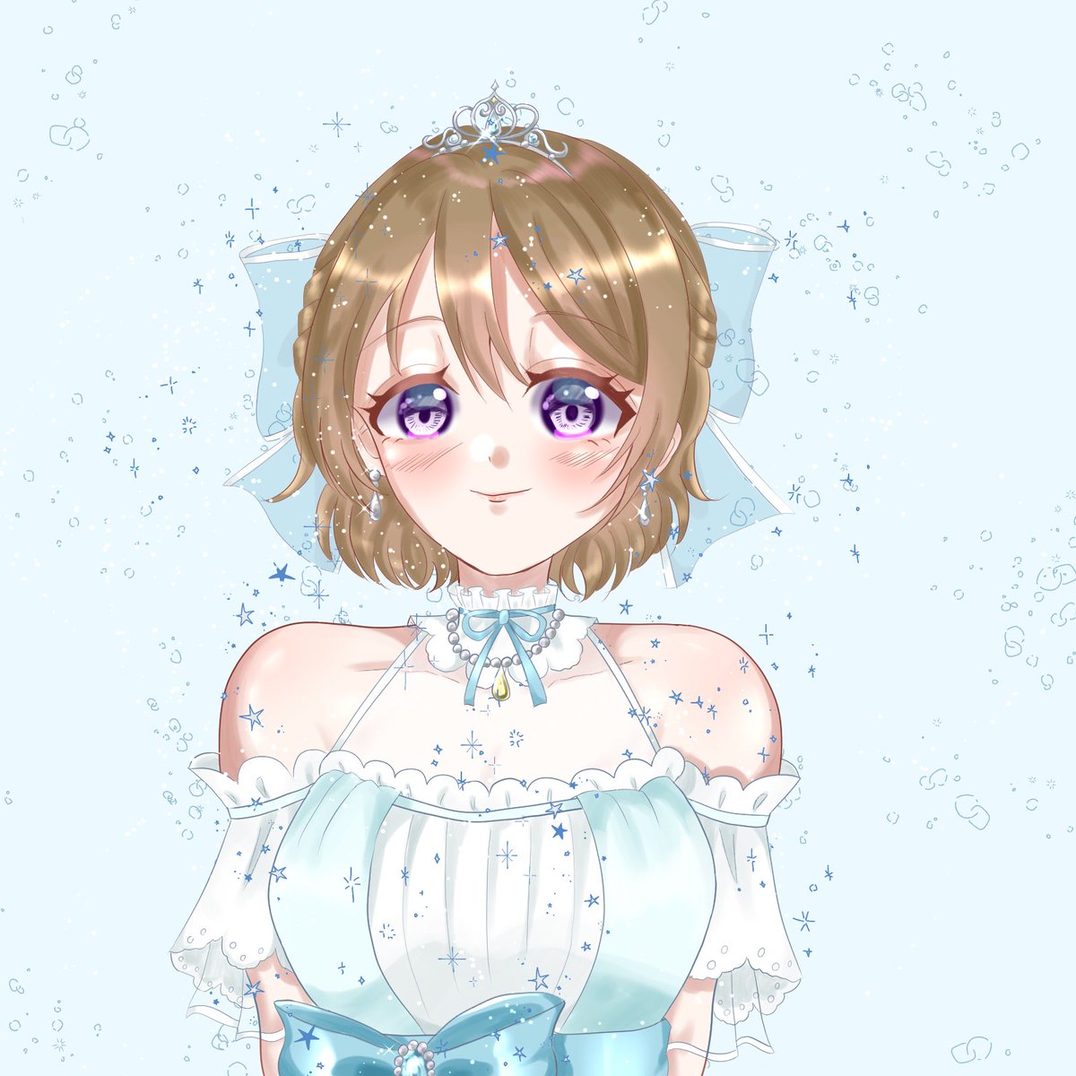 小泉花陽 「#夏休みはフォロワーさんが増える 」|みかげのイラスト