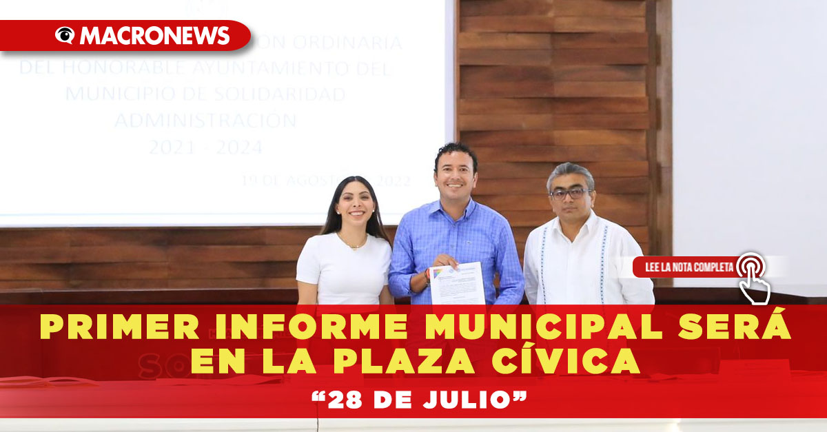 PelonCervera's tweet photo. #SOLIDARIDAD 

Primer Informe Municipal será en la plaza cívica “28 de julio”

https://t.co/uXQCrVU1mj https://t.co/Cbhp4cPU7a