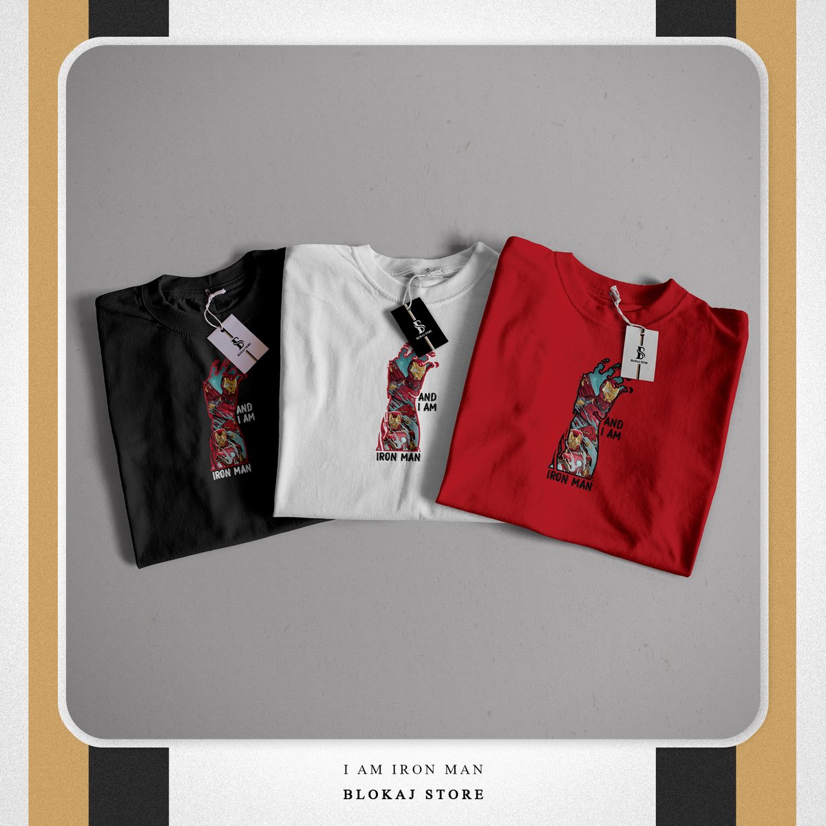 BlokajStore's tweet photo. 🚀En güçlüleri değildi ama en iyileriydi. And I'm Iron Man T-shirt satışta...

🧵 %100 Pamuk ve 1.Sınıf Compact Penye kumaş kullanılmıştır. 
🛒 https://t.co/kvcbip2LPB ve Instagram'da satışta . Sende aramıza katıl !
#blokajstore #ironman #tshirt #marvel #mcu #ilove3000 https://t.co/gFiH5Uq0mJ