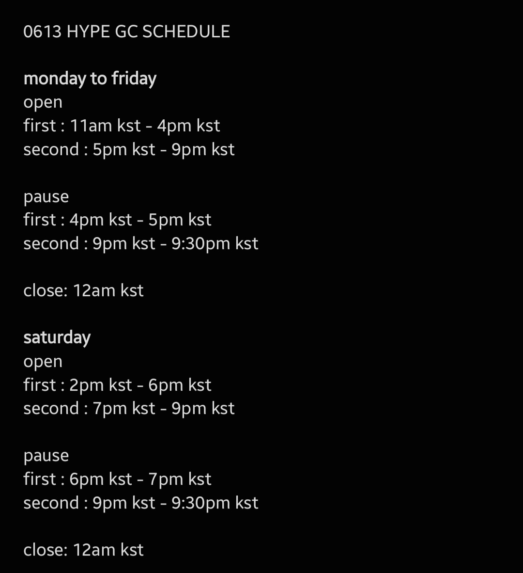 06.13 HYPE GC IS RECRUITING MEMBERS 

⋆ follow <a href="/i0613z/">ً ⁷</a>
⋆ drop your @ to be added
⋆ rt to spread 
⋆ bts poppers only
⋆ must be active!
⋆ must follow the rules!

see rules and gc schedule below