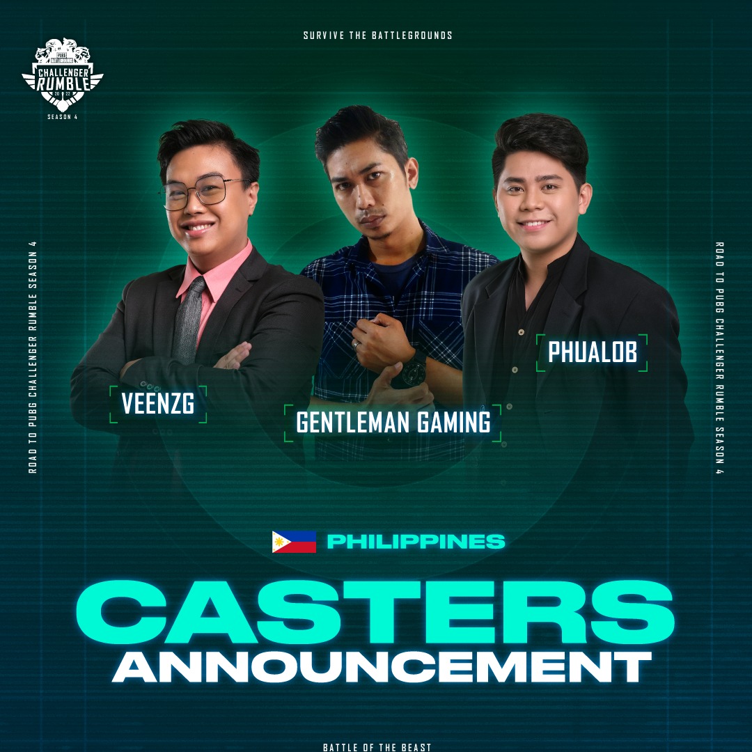 VeenzGG's tweet photo. PMWI is now done, time to get back to PC.

Casting PUBG Challenger Rumble Season 4 tomorrow and next week with PhauloB.

#PUBG #Esports #PCR #GeekEvents #Krafton https://t.co/w9llBpsdtJ