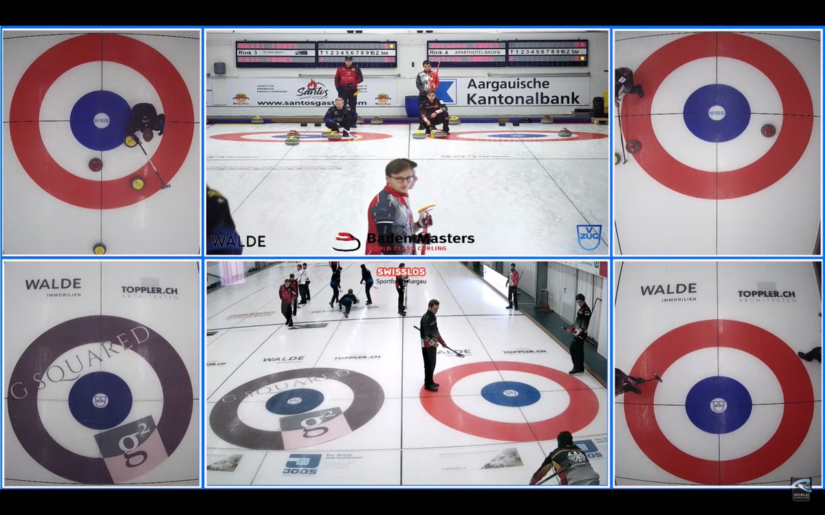 ciaomichaella's tweet image. My two favorite teams on the same static cam feed *fangirl squee* Edin will always be number 1 in my heart, but I admit meeting the Germans at Worlds during my birthday trip has made me an even bigger fan of theirs #curling #BadenMasters