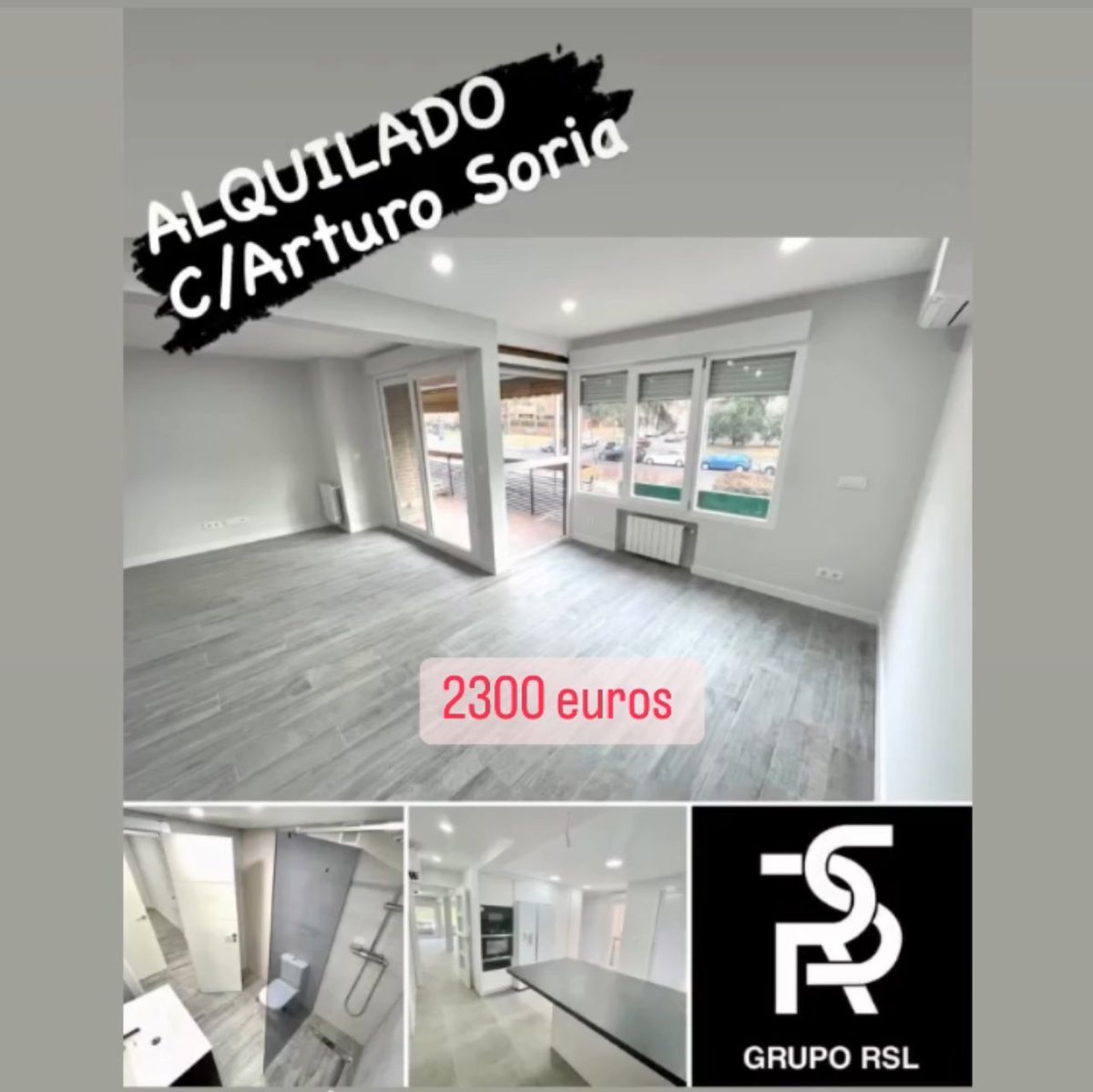 📢Inmueble alquilado

En este caso, en Madrid en la calle Arturo Soria✅

Lo que nos diferencia:

📌Asesoramiento ilimitado

📌Precios populares

📌Hipotecas con financiación total

¿Quieres convertirte en uno de nuestros clientes satisfechos?😊