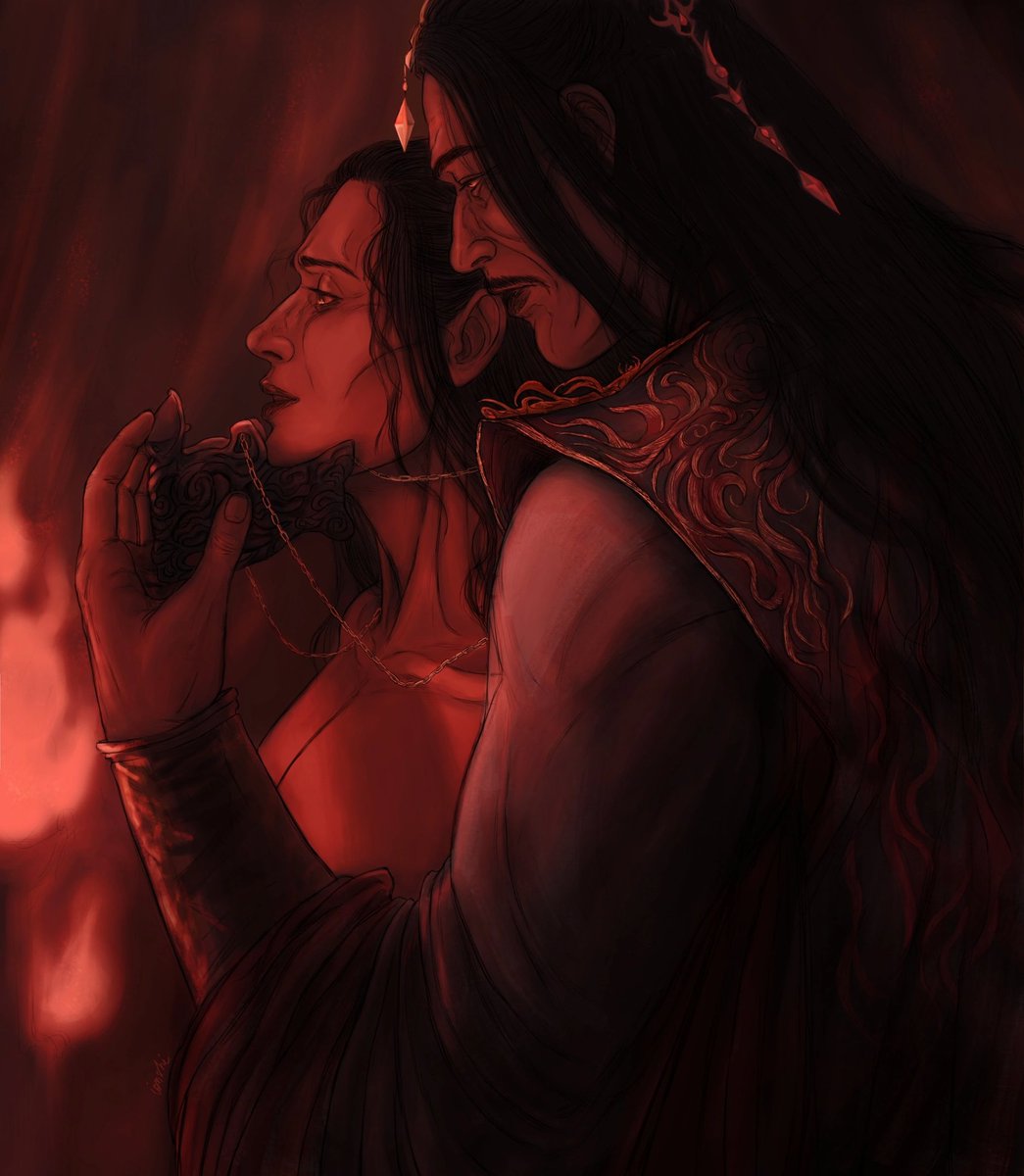 iionshi's tweet photo. war is a secret room of all things to be kept sealed and contained 
#ruoyao #JinGuangyao #WenRuohan https://t.co/YNSjoYaUJn