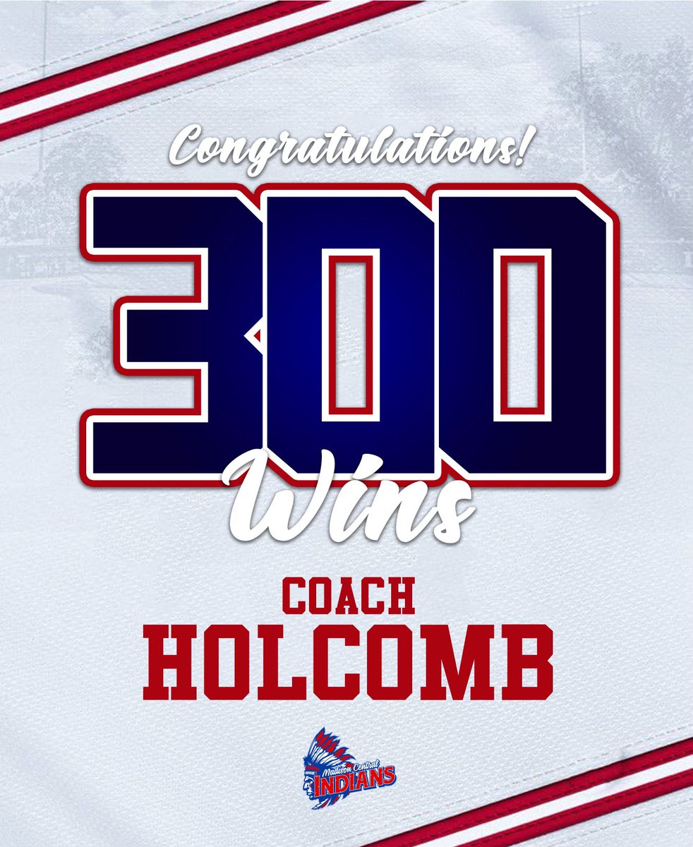 We’re all proud to share this one with you Coach Holcomb!