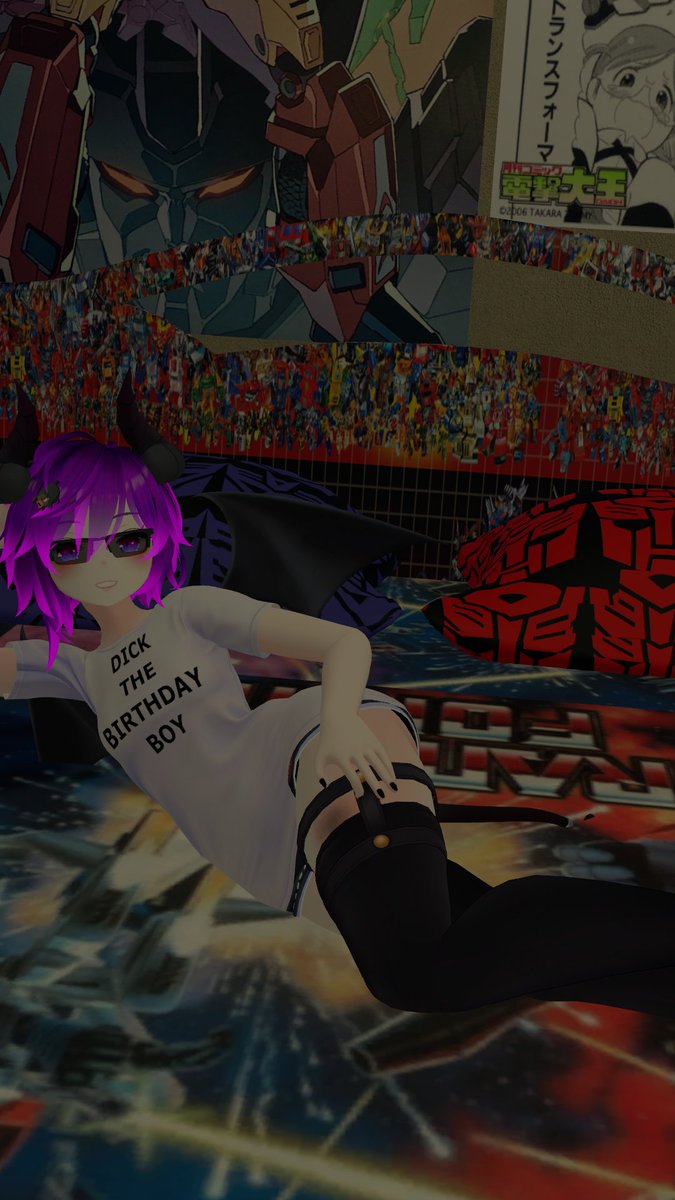 LePawTuah's tweet photo. Sooo.... What are we doing in that transformers room u dragged me to? #VRChat #booth_pm https://t.co/tPARWpWXjc