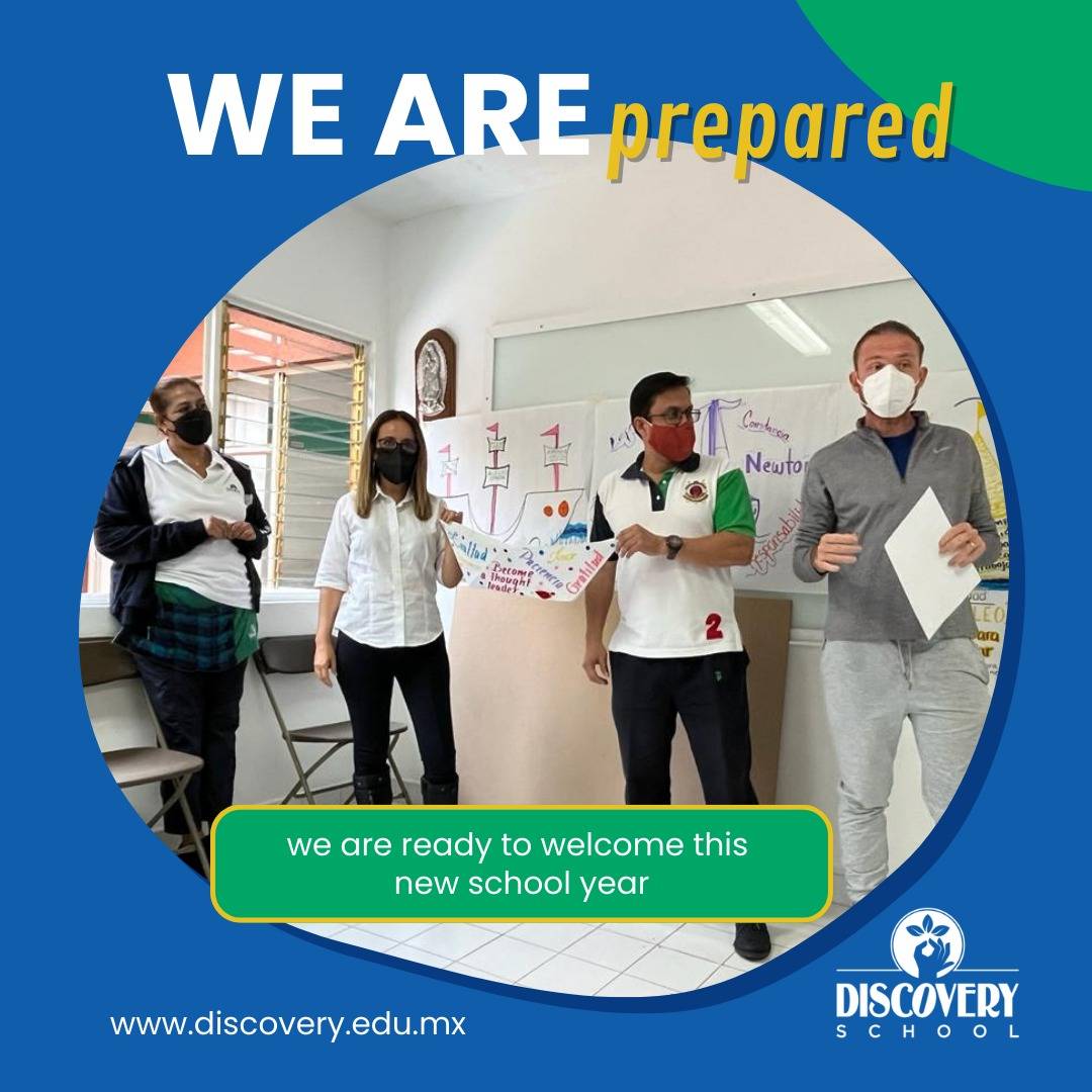 Disc0very's tweet photo. At Discovery School we are ready to welcome this new school year with great joy and with all the desire to enjoy beautiful moments and memorable smiles again.

#WeArePrepared #NewSchool #OrgulloDiscovery #BestPlaceToLearnAndGrow #primaria #elementary #BestSchool #Numberoneschool https://t.co/3fhKYwUHKJ