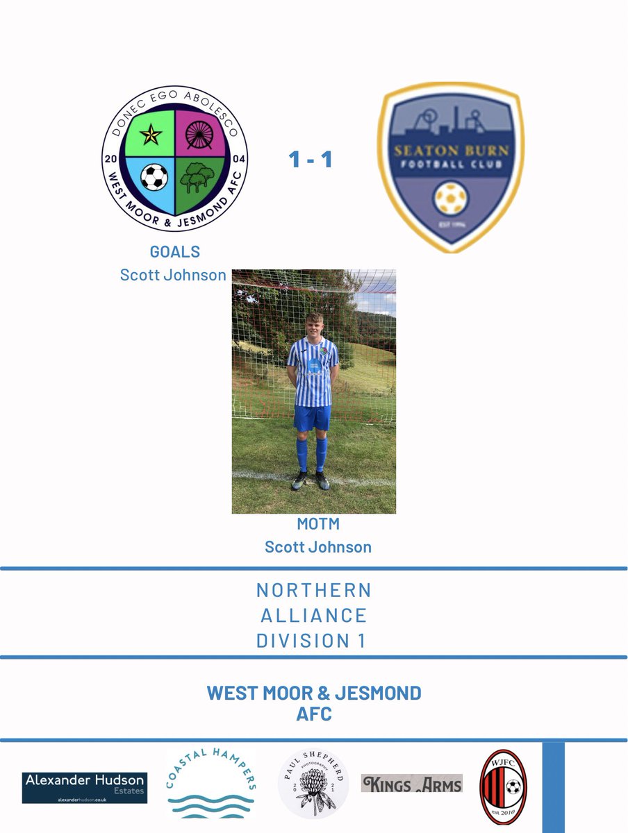 WMJAFC's tweet photo. RESULT | Coming away with a point at a difficult place to go to. 

Going down early 1-0 it was a difficult task to grab a goal. Once we did after a great run through by @AnthSmith123 and @ScottJohnson05 finishing at the back post for his first of many this season, 1-1 it finished https://t.co/eU1husJkXT