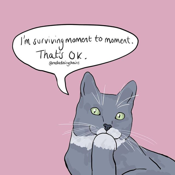 TrevorProject's tweet photo. Take it one day at a time 💗 art by @makedaisychains 🎨

If you need support, remember we're here 24/7 for you at: 866.488.7386 or text/chat https://t.co/hxtScqt870 📲 #mentalhealth https://t.co/wLRSqk2z9J