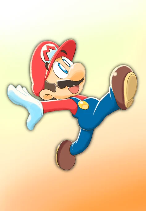 #Mario_rakugaki 