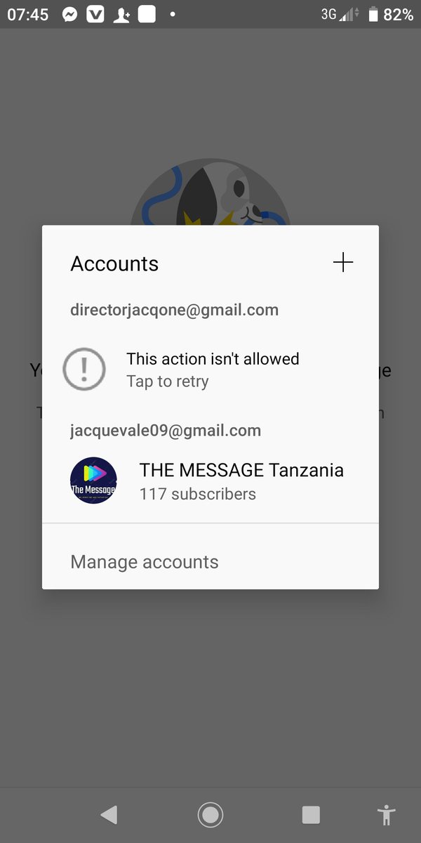 DirectorJacq's tweet photo. @TeamYouTube Please help me out with my youtobe Chanel https://t.co/b9QXtaPNTk