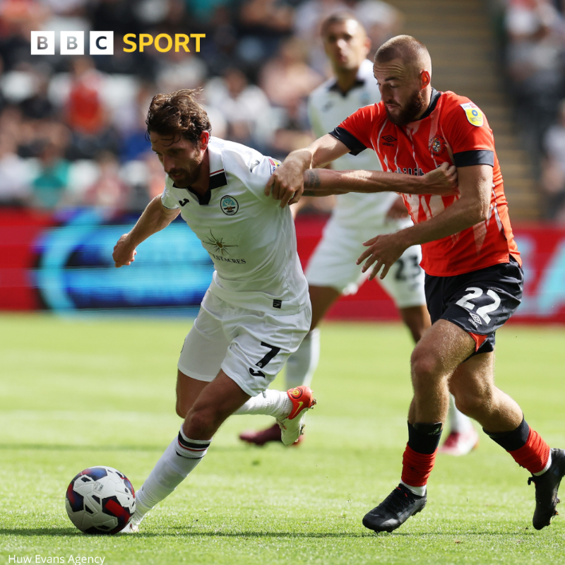 BBCSportWales's tweet photo. Luton Town claimed a first win of the new Championship season as Swansea City's home struggles continued ⚽

#BBCFootball