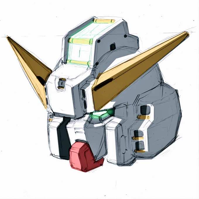 ヘイズル色調加工で遊んでみました#ガンダム#ヘイズル 