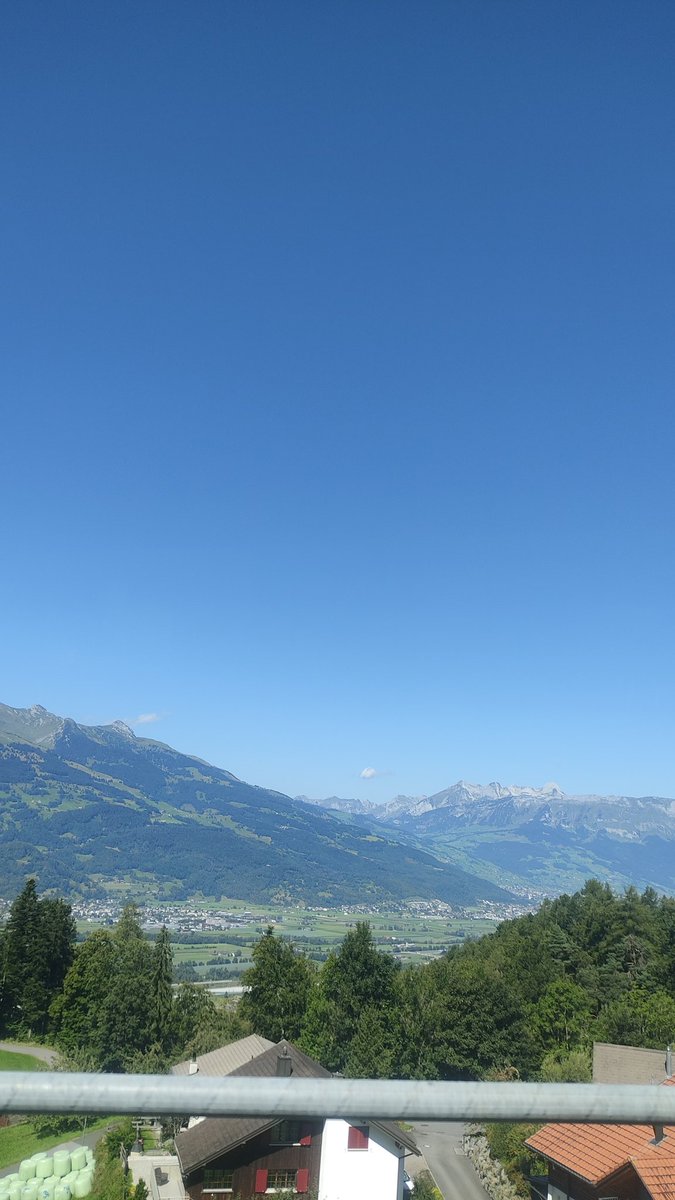 Incredible views in Vaduz, Lichtenstein.